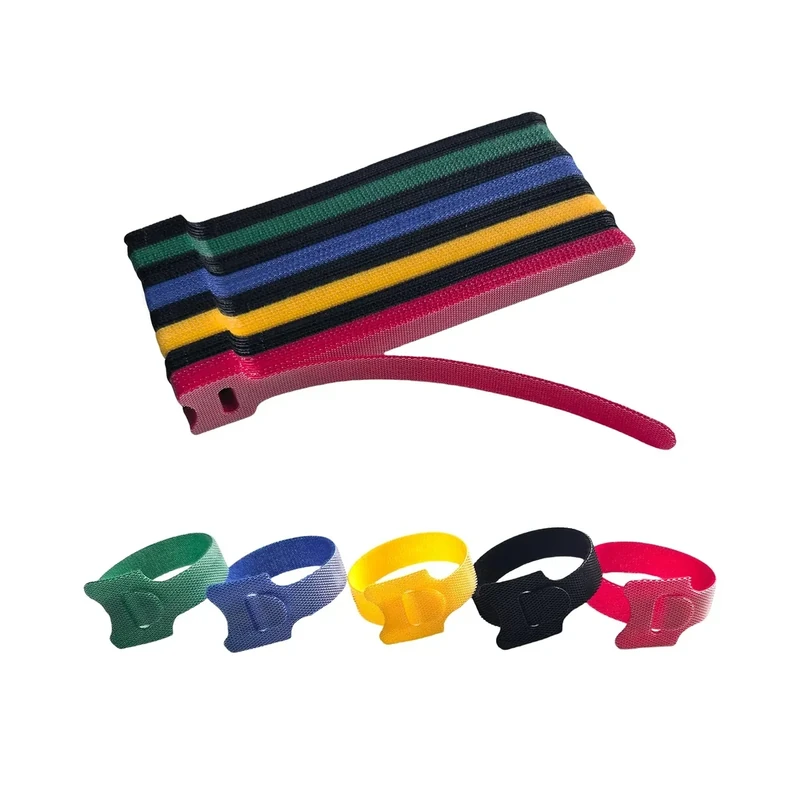 6 Inches Multi-Colour Reusable Cable Ties Cord Straps Multi-Purpose Wire Ties Cord Wrap Hook and Loop Organizer Cable Management,Adjustable Cord Ties for Organizing Home,Office,Data Centers,56 PCS