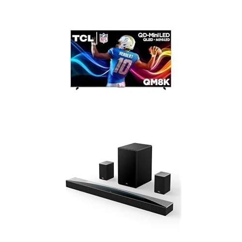 TCL 98" QD-Mini LED 4K UHD Google Smart TV 98QM8K + Q85H Sound Bar