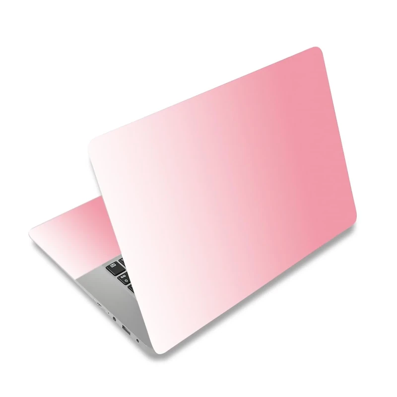Gradient Pink 12 12.1 13 13.3 14 15 15.4 15.6 in Skin Laptop Sticker Decal, Netbook Skins for Notebook PC, Universal Vinyl Laptop Decor Cover for Women, Waterproof Art Protector Easy to Apply