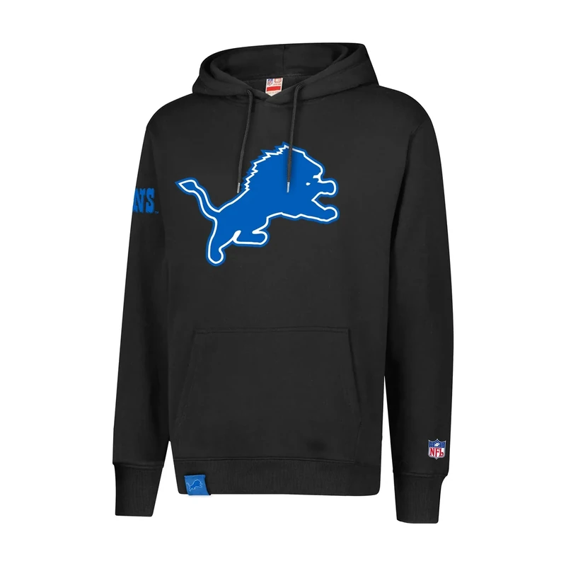 Ultra Game Mens NFL Official Super Soft Throwback Hoodie Sweatshirt, Detroit Lions, Thorwback, X-Large
