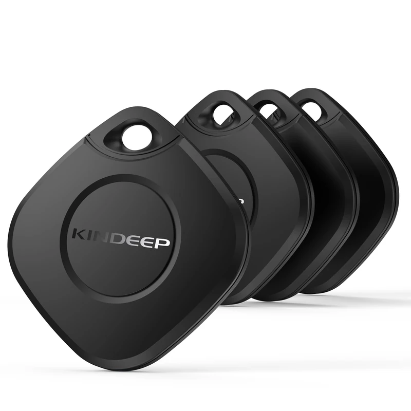 KINDEEP Air Tracker Tag 4 Pack - BLE Finder for Apple Find My iOS
