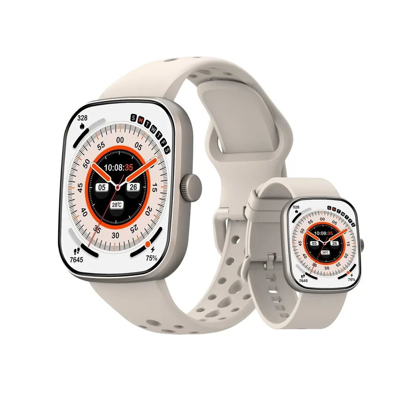 HOMOGO Fitness Watch - 1.96" Touch, Call, Music Control, 300mAh Battery