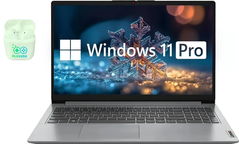 Lenovo IdeaPad 15.6" Laptop, 20GB RAM 1.6TB Storage (1TB SSD+128GB eMMC+512GB SD Card), Windows 11 with 1-Year Microsoft Office 365 Included, Intel Celeron Processor, PLUSERA Earphones, Cloud Gray