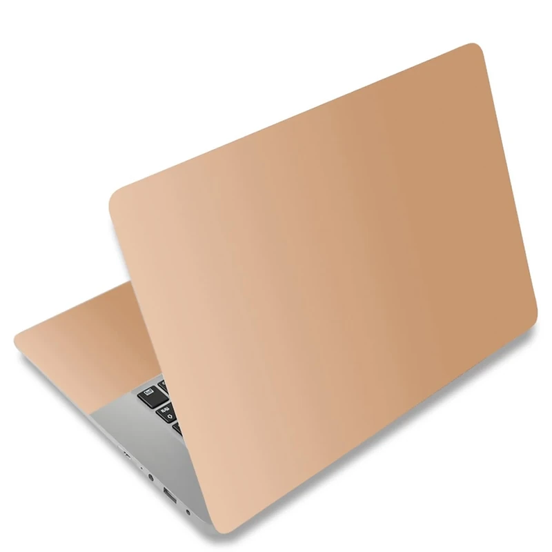AORTDES 15-15.6" Laptop Skin Sticker Brown Waterproof, Scratch-Resist