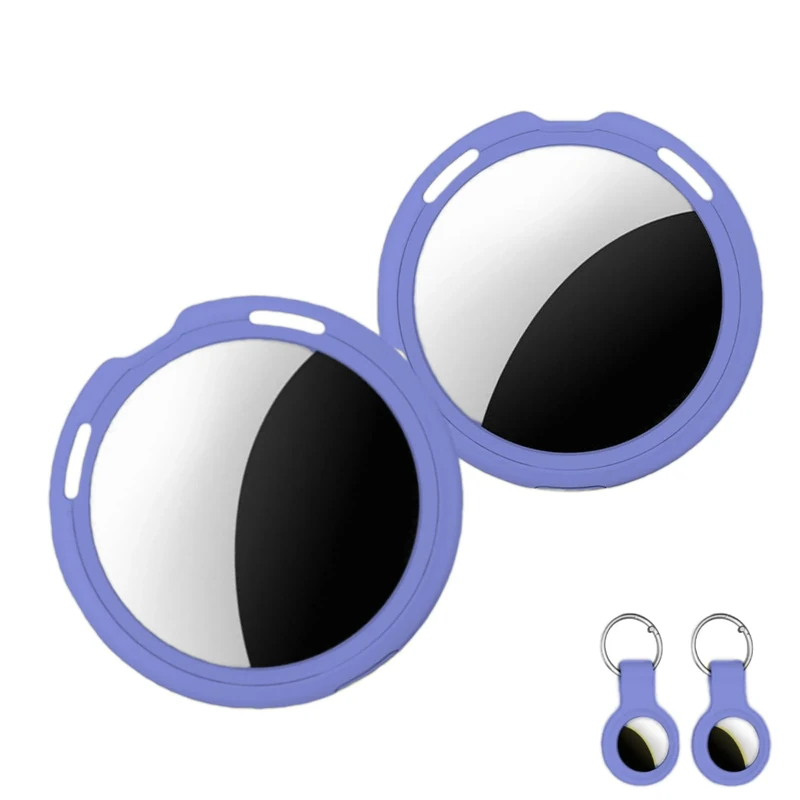 2 Pack Smart Tracker Tags [Apple MFi Certified] Air Tracker Pair with Find My (iOS Only) Bluetooth Tracking Devices Tags Gloable Coverage Locator Item Finder for Keys Kids Dogs Luggage Wallet Backpack