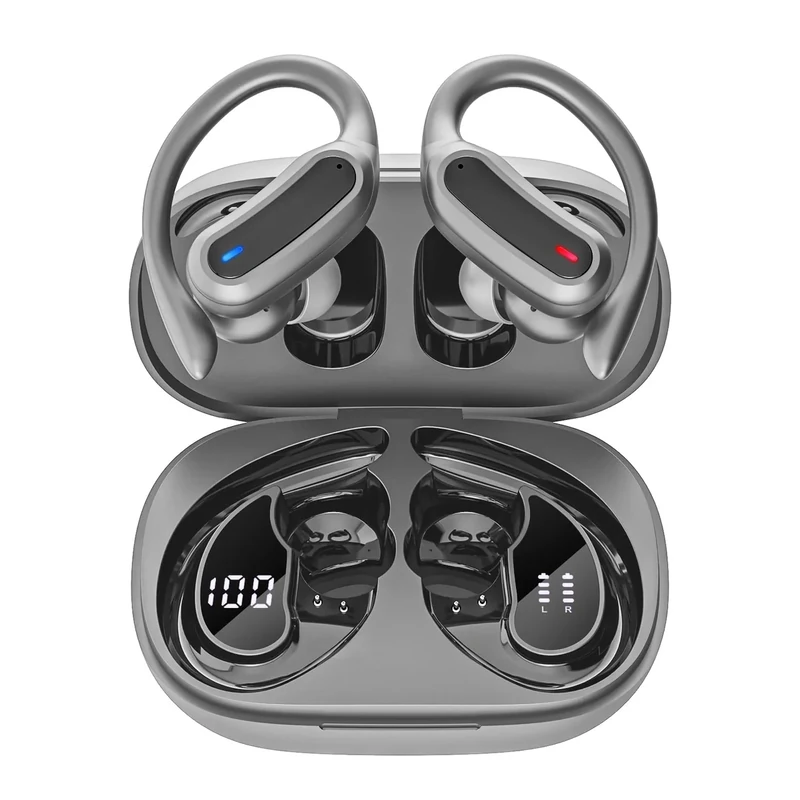 TRAUSI Bluetooth 5.4 Earbuds - IPX7 Waterproof, Fast Charge, Mic