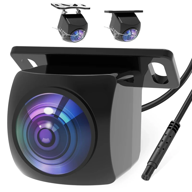 Bzgnl Reversing Camera AHD 1080P Reversing Camera Car Reversing Cameras Retrofit 170° Wide Angle Night Vision IP69K Waterproof Universal Reversing Cameras for Motorhome SUV Pickup Van