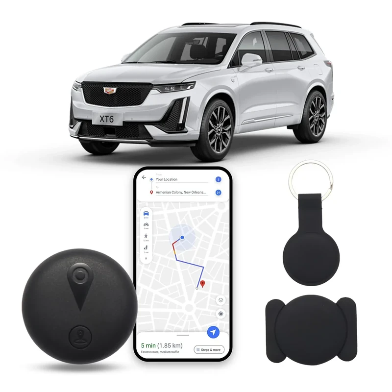 Yinnovay Hidden GPS Tracker for Cars - No Subscription, iOS Find My