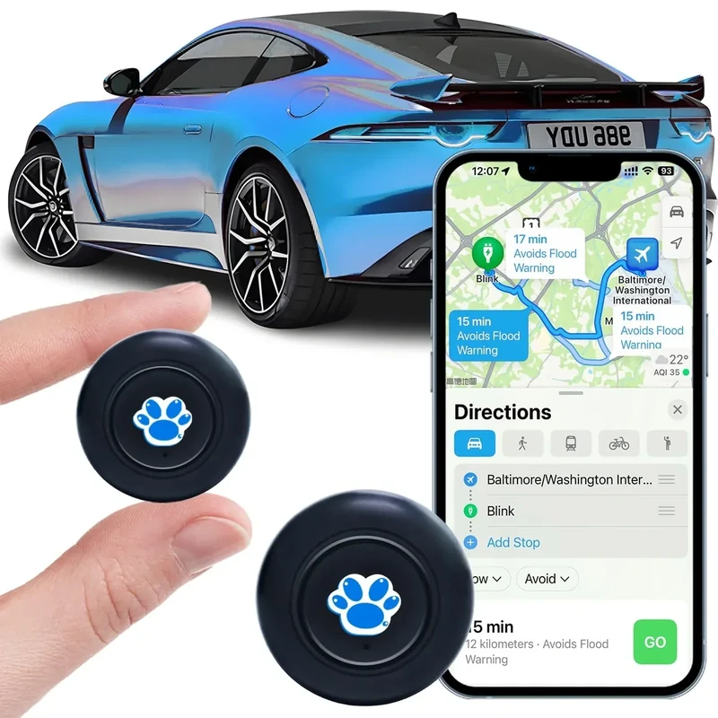 NGXDFL Mini GPS Tracker for Vehicles,Tracker Device for Vehicles No Subscription No Monthly Fee Portable Real-Time Tracking GPS Tracker for Car Kids Dogs Trucks Magnetic GPS Tracking Device