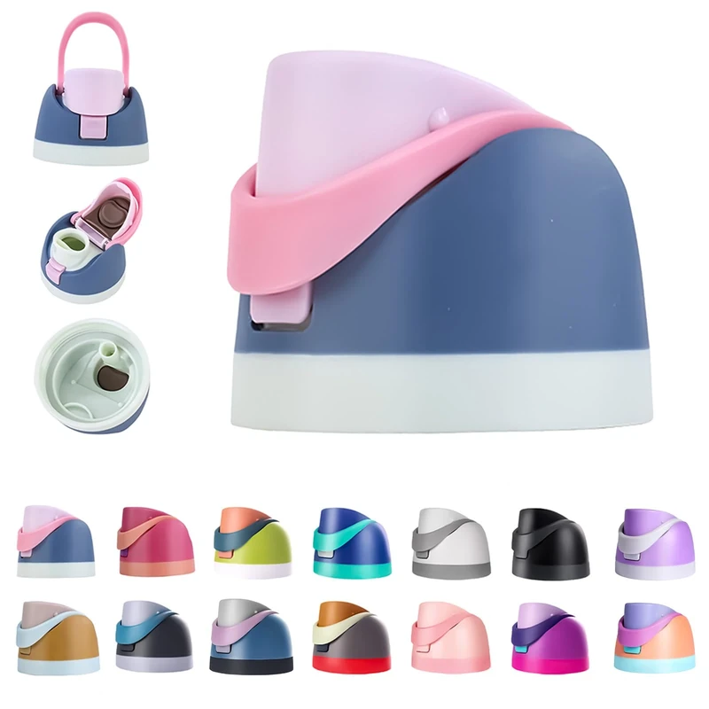 ALLVANA Premium Replacement Lid for Owala FreeSip 16-40oz Bottles - Leakproof, BPA-Free, Durable Hinge Design (Fits 24/32/40oz Models) (Blue Pink)