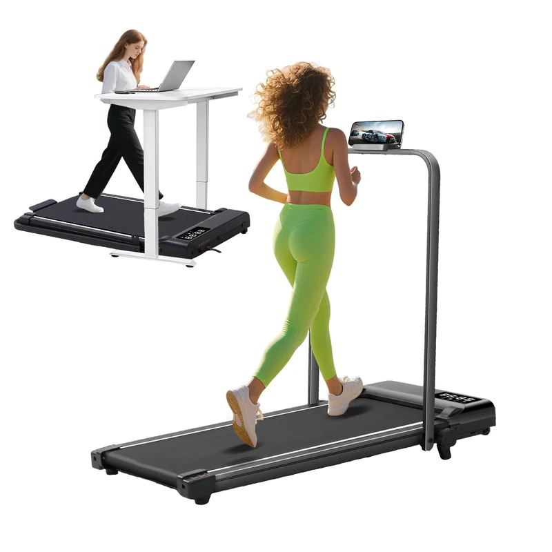 UYOGA Walking Pad Incline Handles - 3.0HP Treadmill, 320lb, 0.6-6.2 MPH