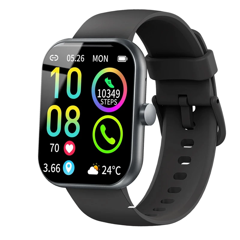 Jugeman Smart Watch for Women and Men, HD smartwatch, Heart Rate/Sleep Monitoring - Image 1