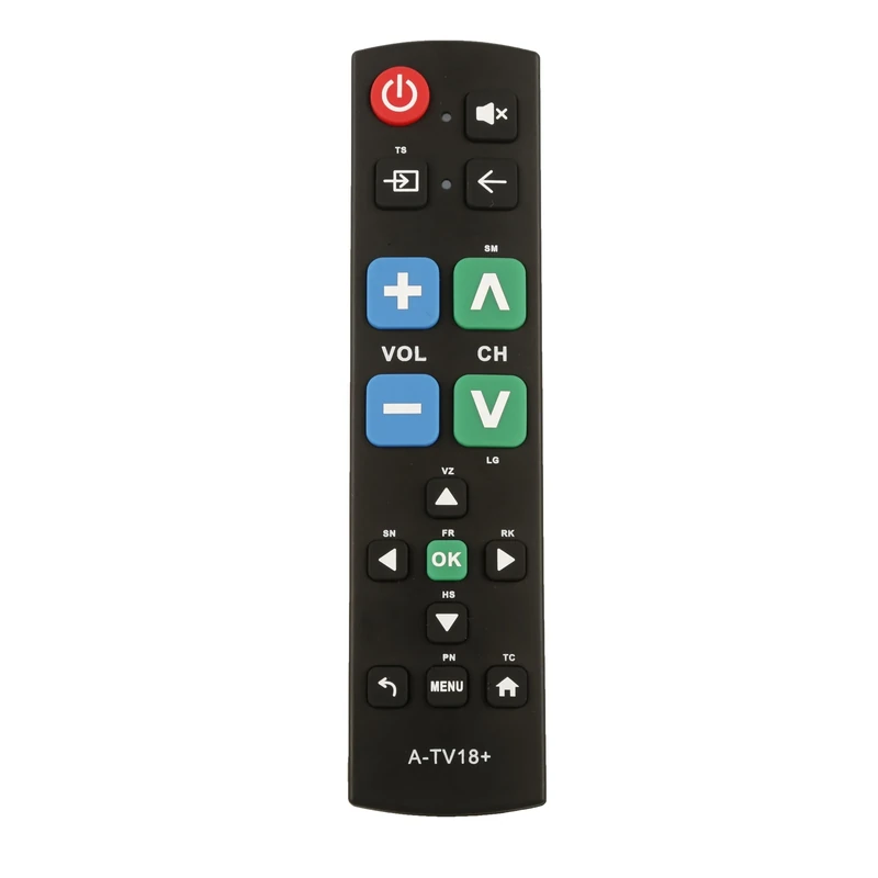 Gmatrix Big Button Universal TV Remote for Seniors - Single TV Control - Image 1