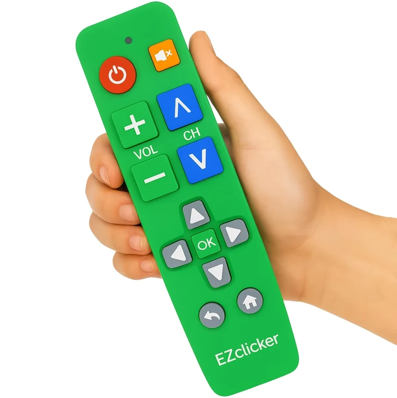 LG Replacement TV Remote Compatible with LG TV's ONLY (Green) Big Button, Simplified and Easy to Use (2xAAA Batteries not Included)