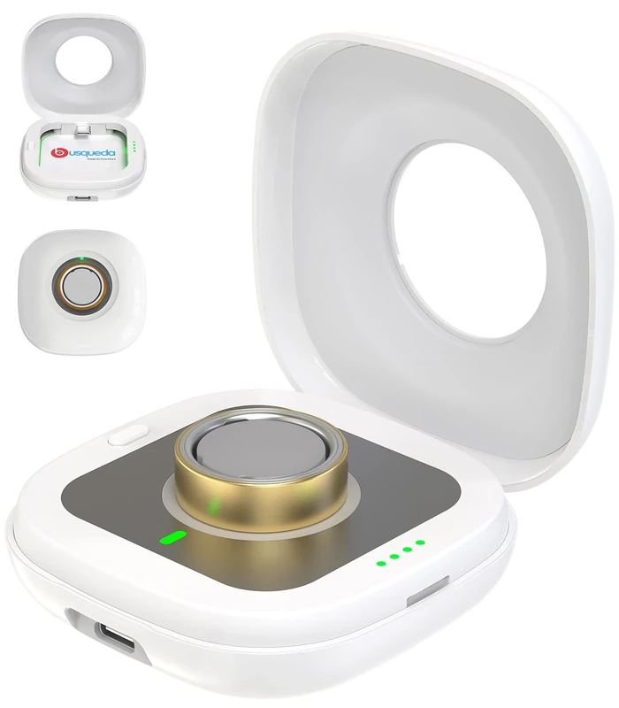 busqueda Charging Case for Oura Ring 4 - 2000mAh, 30-Day Runtime