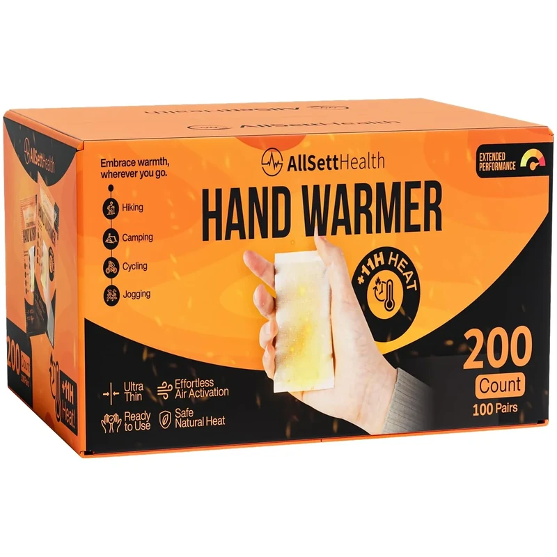 Natural Hand Warmers – Air Activated 11 Hours of Consistent Natural Heat Handwarmers Pack, Easy Activation, Portable Hot Hands Hand Warmers Bulk, Hot Heat Pack