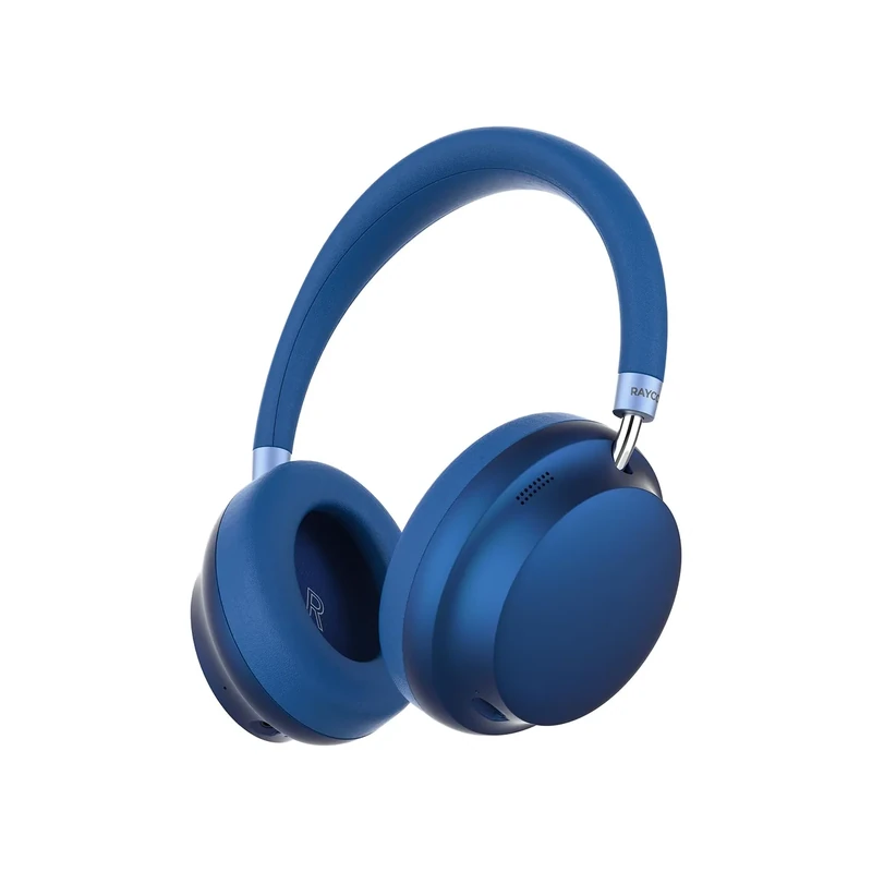 Raycon Essential Headphones - Over-Ear ANC, 50hr Battery, IPX4 (Blue)