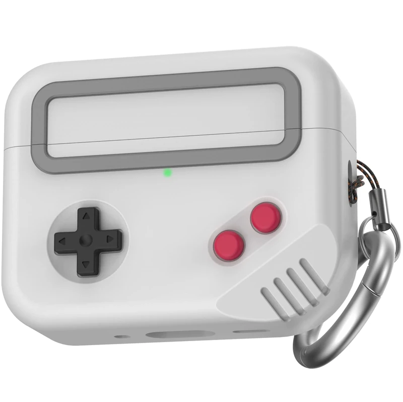 TRONWIN AirPods Pro 3 Case - 2025 Silicone Game Console Design, Grey