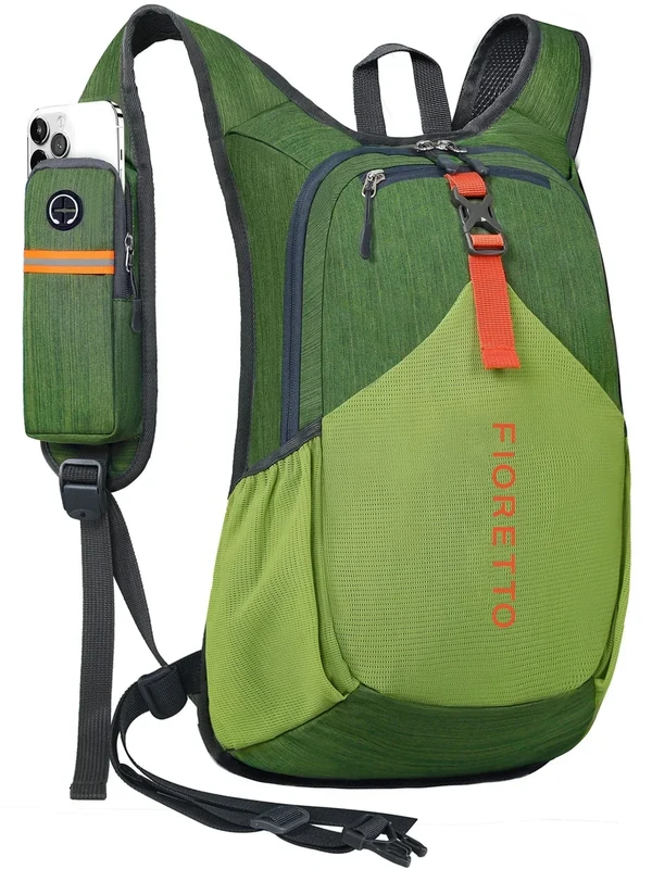 FIORETTO 20L Hiking Backpack for Women Men Mini Packable Backpack Lightweight Small Daypack for Camping Travel Outdoor, Green