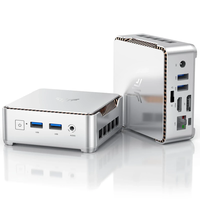 KAMRUI Essenx E2 N150 PC - 16GB DDR4, 512GB SSD, Dual 4K, Gigabit