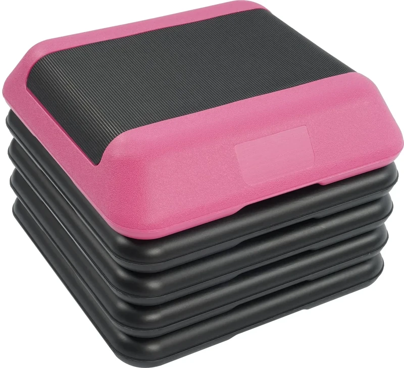 Fitvids Step Aerobic Platform, 16"x 16", Pink