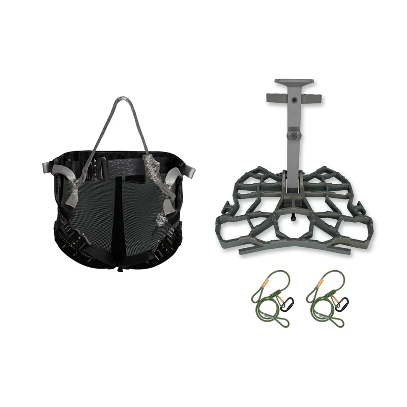 XOP Complete Tree Saddle Hunting System, Includes Saddle Hunting Platform, Mutant Saddle Harness