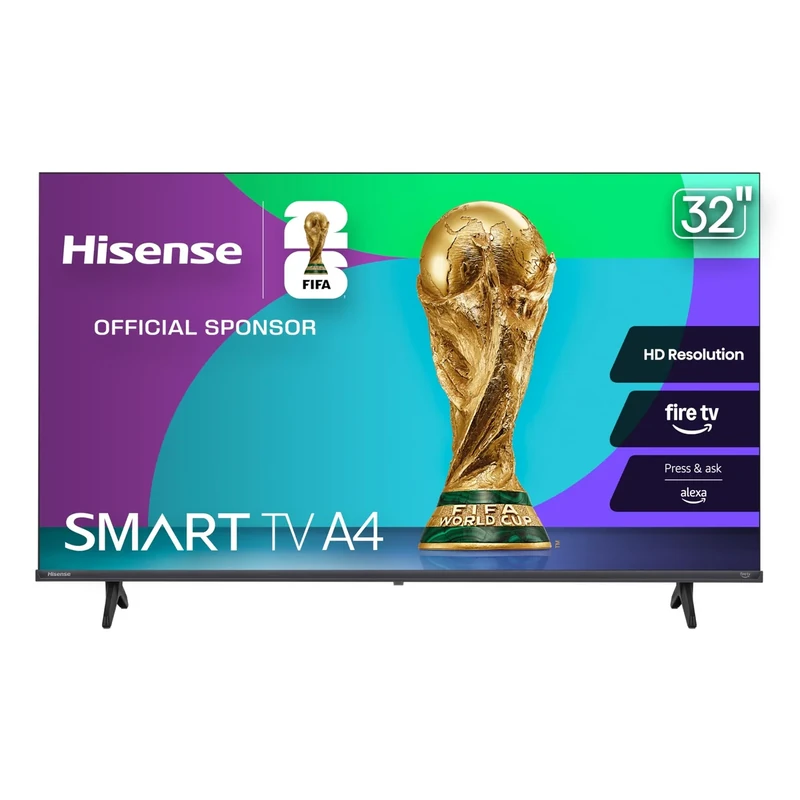 Hisense 32-Inch A4 Series Smart Fire TV - Full Array LED, HDR10, Alexa