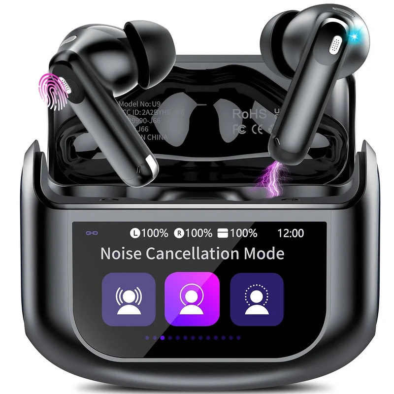 Thunelec Earbuds - Bluetooth 5.4, ANC/ENC, 48H Battery, IPX7