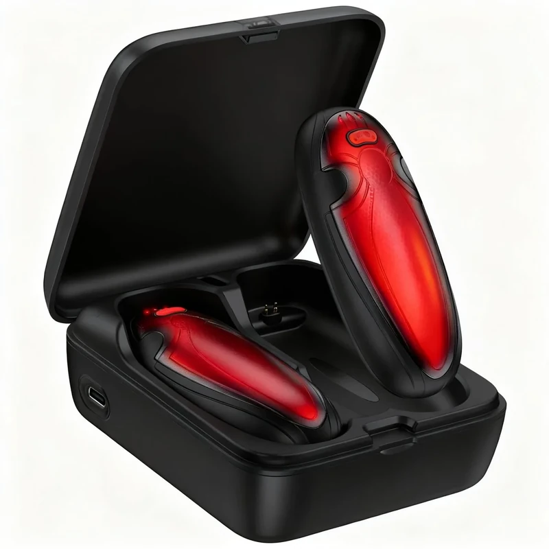 Tenvolti Hand Warmers Rechargerable 2 Pack - 4000mAh Electric Handwarmers, Reusable Portable Pocket Heater, Gifts for Women, Men