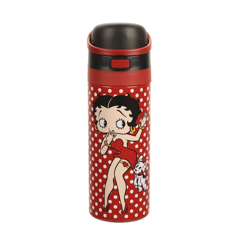 Betty Boop Polka Dots Red 24 Oz Stainless Steel Tumbler