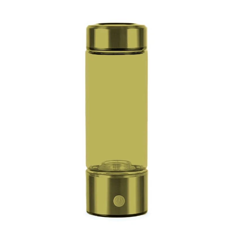 2025 New Hydrogen Water Bottle, 2200PPB in 3Min, SPE PEM Tech, Portable 16OZ, Rechargeable Hydrogen Water Bottle for Travel, Home, Office – Gift for Family & Friends (Yellow)