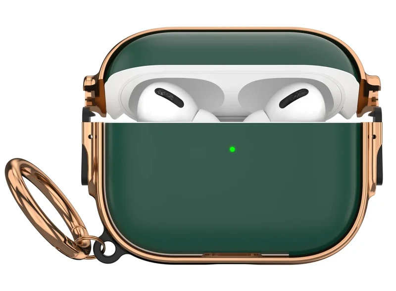 Maxjoy AirPods Pro 3rd Gen Case with Lock, Cute Green Cover & Keychain