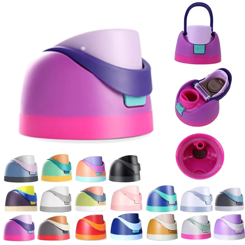 Replacement Lid for Owala Freesip, Compatible with Owala Cup 16oz 24oz 32oz 40oz,One Button Water Bottle Top Replacement Cap, Leakproof Lids Accessory，BPA-Free，No Water Leakage