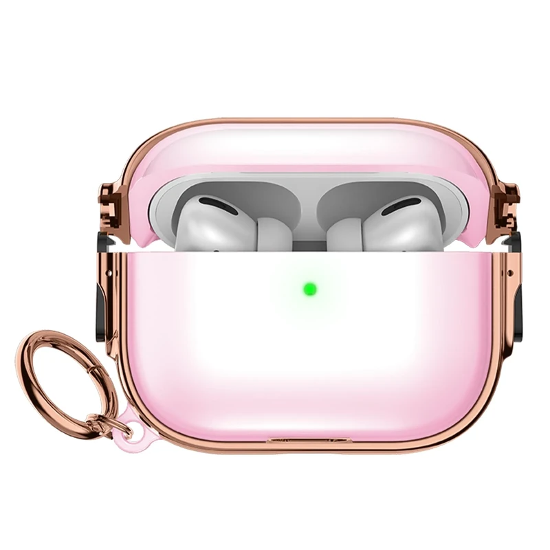 Maxjoy AirPods Pro 3 Pink Silicone Case + Cleaner Kit, Keychain (2025)