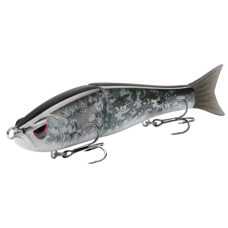 Bassdash SwimShad Glide Baits Jointed Swimbait Bass Pike Salmon Trout Muskie Fishing Lure
