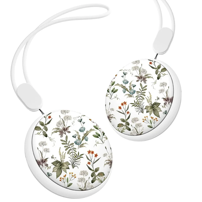 Pocket Size Hand Warmers Rechargeable 2 Pack,20Hrs Long Safe Heat,0.5S Instant Heating,Ultra Thin Electric Hand Warmers,5 Levels Heating Fits in Gloves, Hunting Camping Hiking Essentials(White)