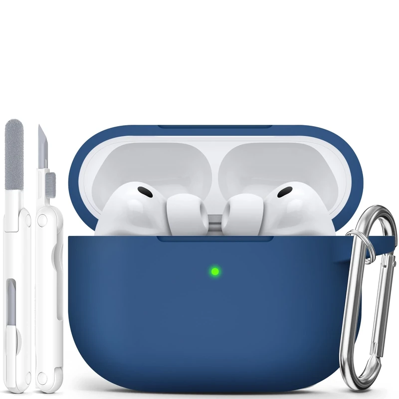 MCTOPZO AirPods Pro 3 Silicone Case with Cleaner Kit - Midnight Blue