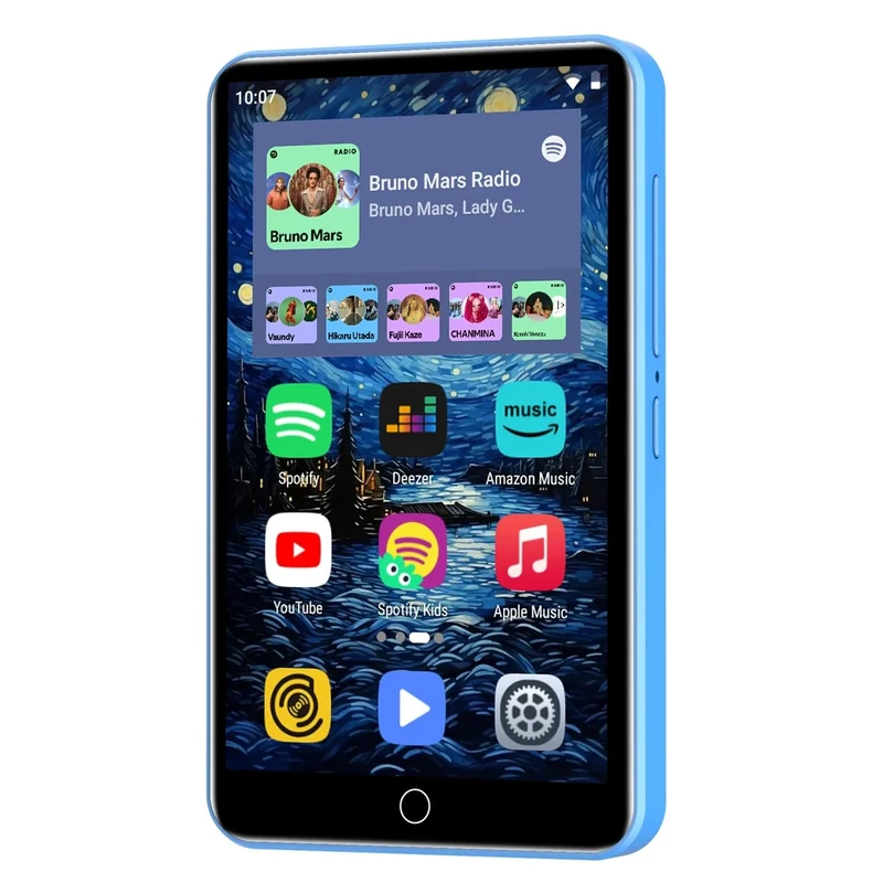 ZAQE 80GB MP3 Player - Bluetooth WiFi 4" Screen, Spotify & YouTube