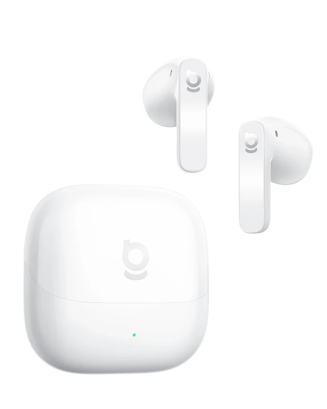 Baseus Bass BS1 NC Semi-in-Ear True Wireless Noise Cancelling Earbuds with Adaptive Hybrid ANC, Hi-Res Audio (LDAC), 40H Playtime, 4g Ultra-Lightweight Fit, 6-Mic AI Clear Call, Bluetooth 6.0