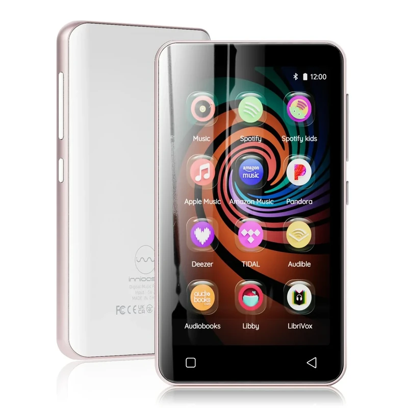 innioasis 160GB MP3 Player - Bluetooth & WiFi, 4" Screen with Spotify