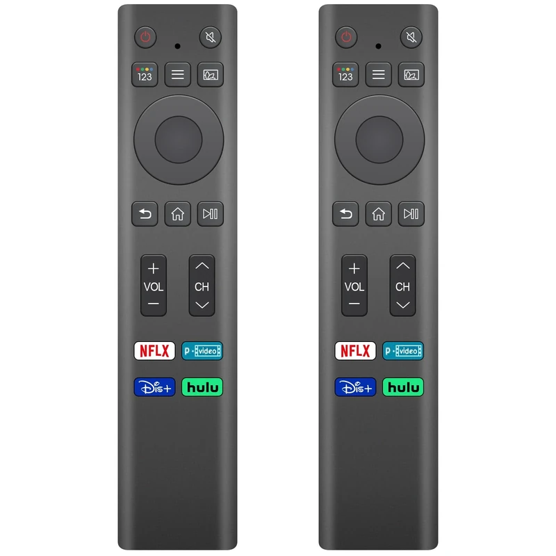 2 Pack for Samsung Smart TV Remote, Universal Control Replacement for Samsung 2019-2025 QLED Crystal UHD Smart TVs (NO Voice Function)