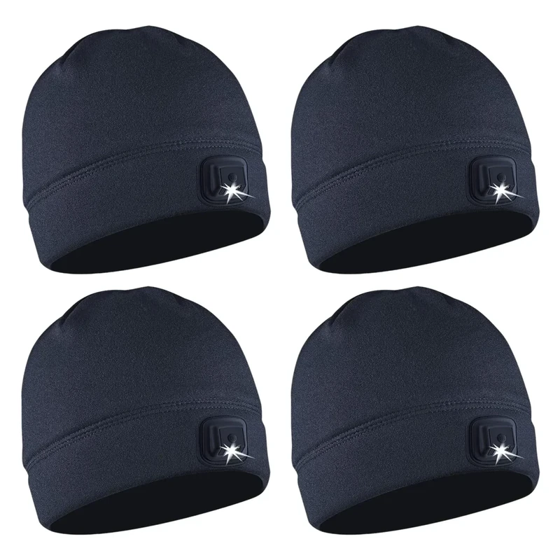 Panther Vision POWERCAP LED Hat Light 150 Lumens Rechargeable Fleece Beanie with Bright Built-in Headlamp Waterproof LED Warm One Size Cap