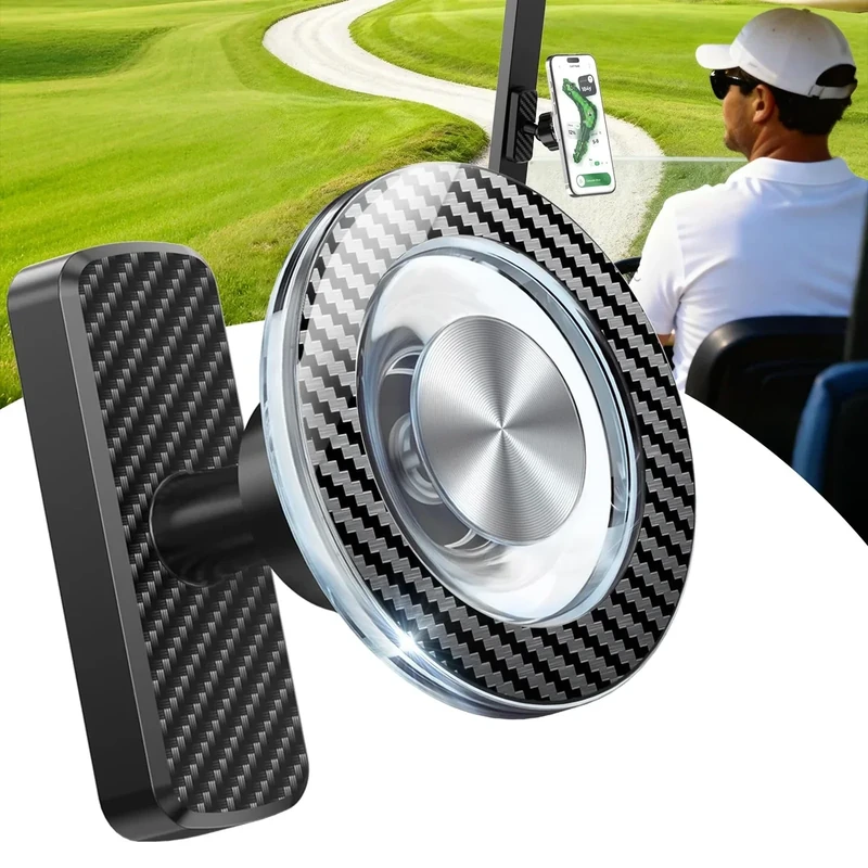 Magnetic Golf Cart Phone Holder, Golf Accessories Gifts for Men Dad Husband Unique, 360° Rotation Phone Mount for Golf Cart, Birthday Golf Gifts for Men Him Boyfriend, Golfers Must Haves Gadgets 2026