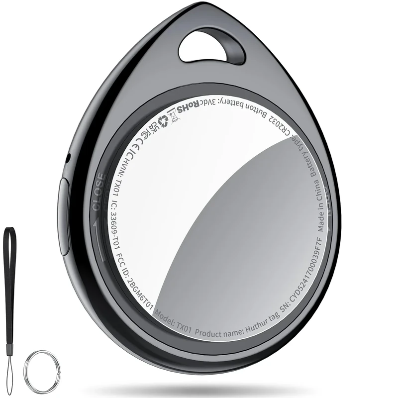 QCOQ Air Tracker Tag 1 Pack - 100dB Bluetooth Finder for Apple Find My