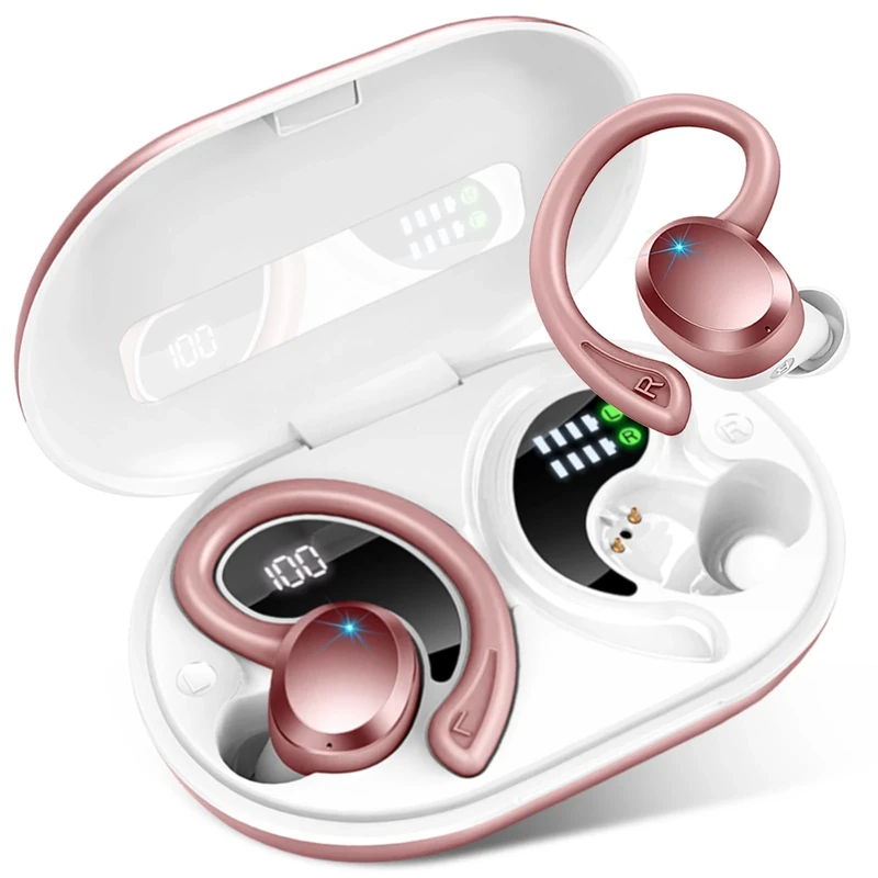 Rulefiss Earbuds - Bluetooth 5.4, 48h Playtime, IP7 Waterproof, ENC