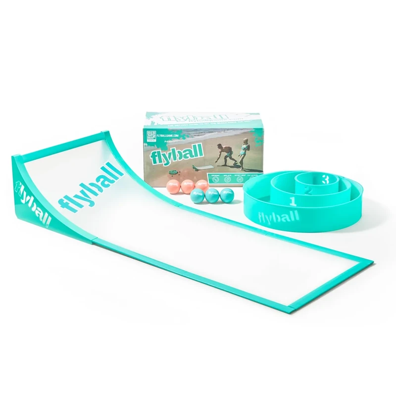 Flyball Beach Games Classic Set - Outdoor Back Yard Games for Kids and Adults & Family - Carnival Lawn Game for Adults Prefect for Backyard, Camping, Outside, Tailgate, Party