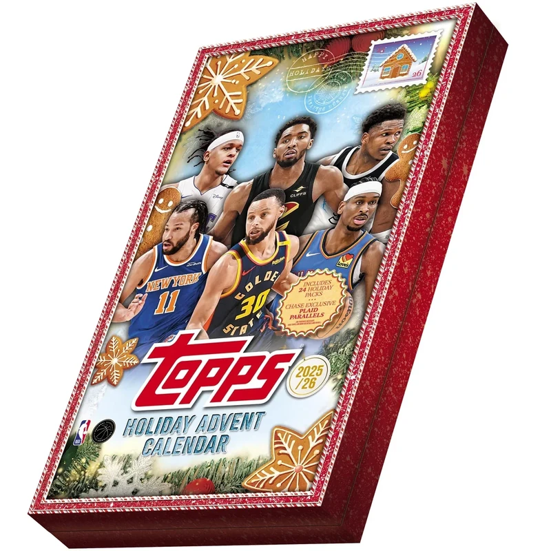 2025 Topps Holiday Basketball - Factory Sealed - Countdown Calendar