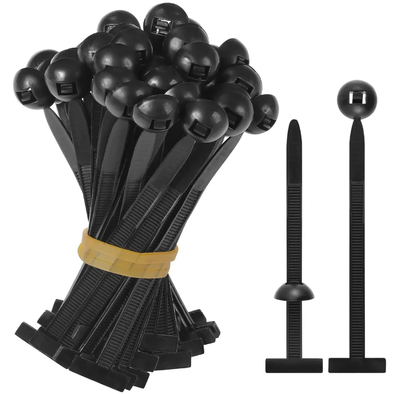 Xisilin 210pcs Nylon Cable Tie Buckle - Self-Locking Holder Car