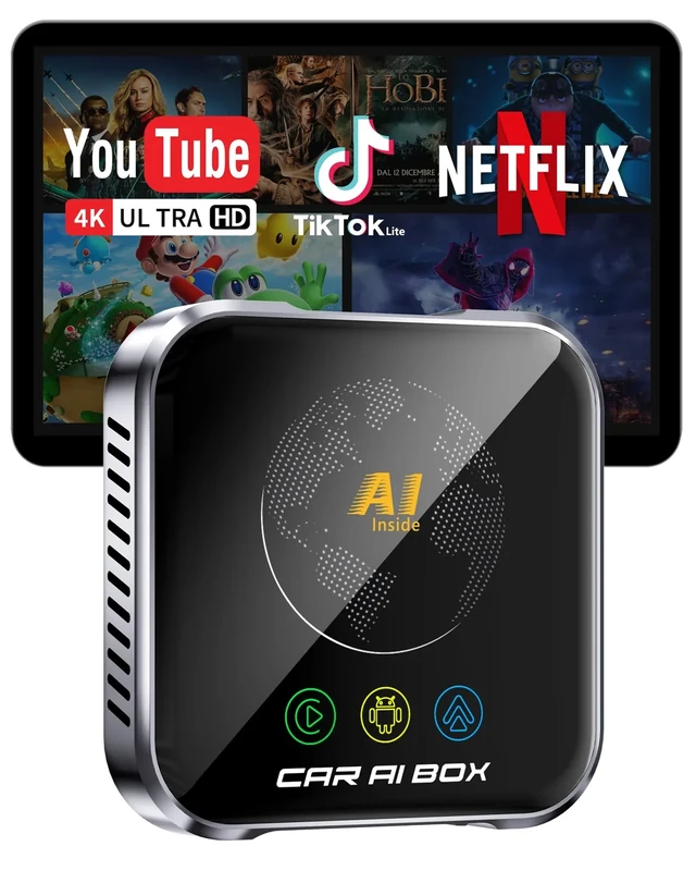 ZYW Magic AI Box CarPlay Adapter - 4K Lag-Free Plug & Play