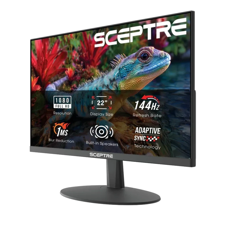 Sceptre 22-inch 144Hz Monitor HDMI & DisplayPort Speakers - Black